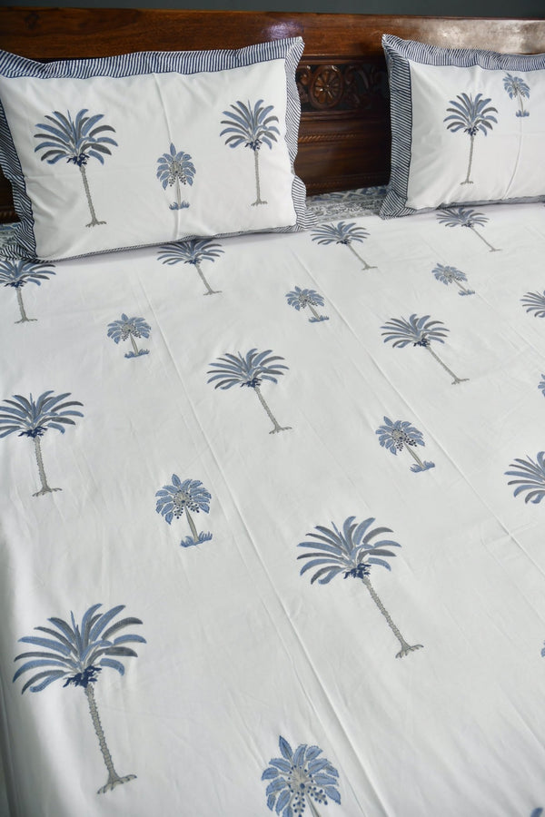 Blue bedsheet 