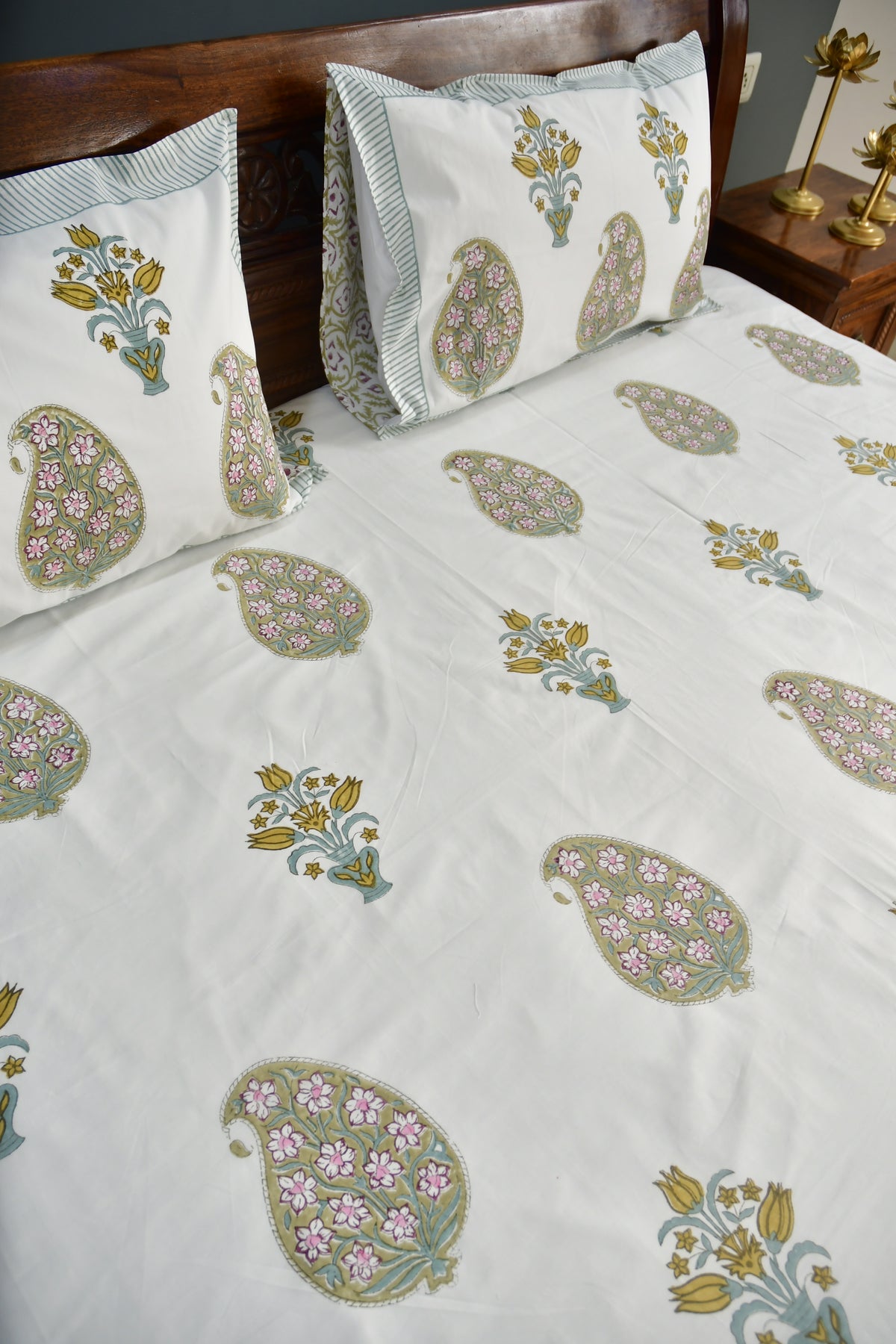 Royal Paisley Bedsheet Rajasthani premium