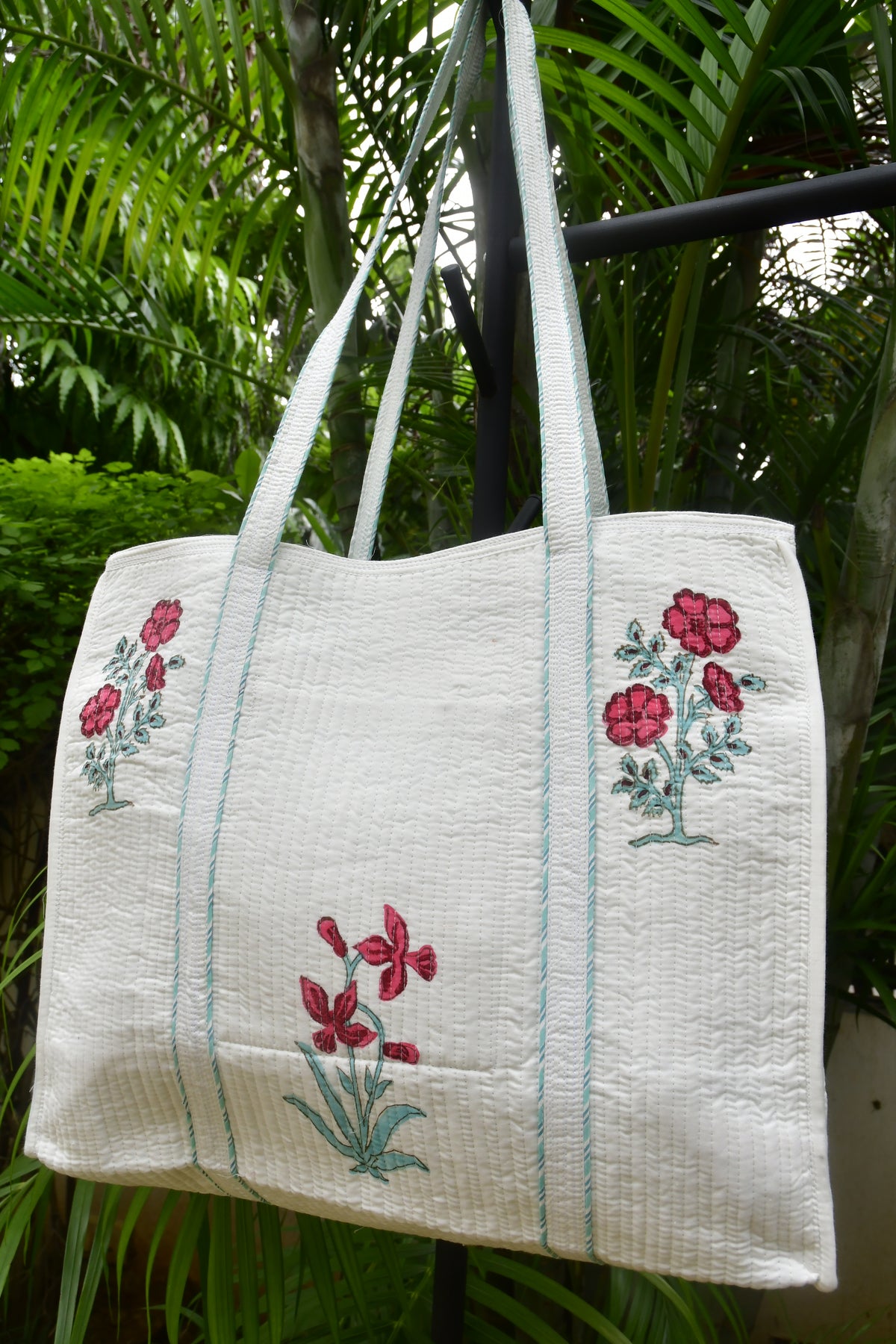 Red Buta Tote Bag