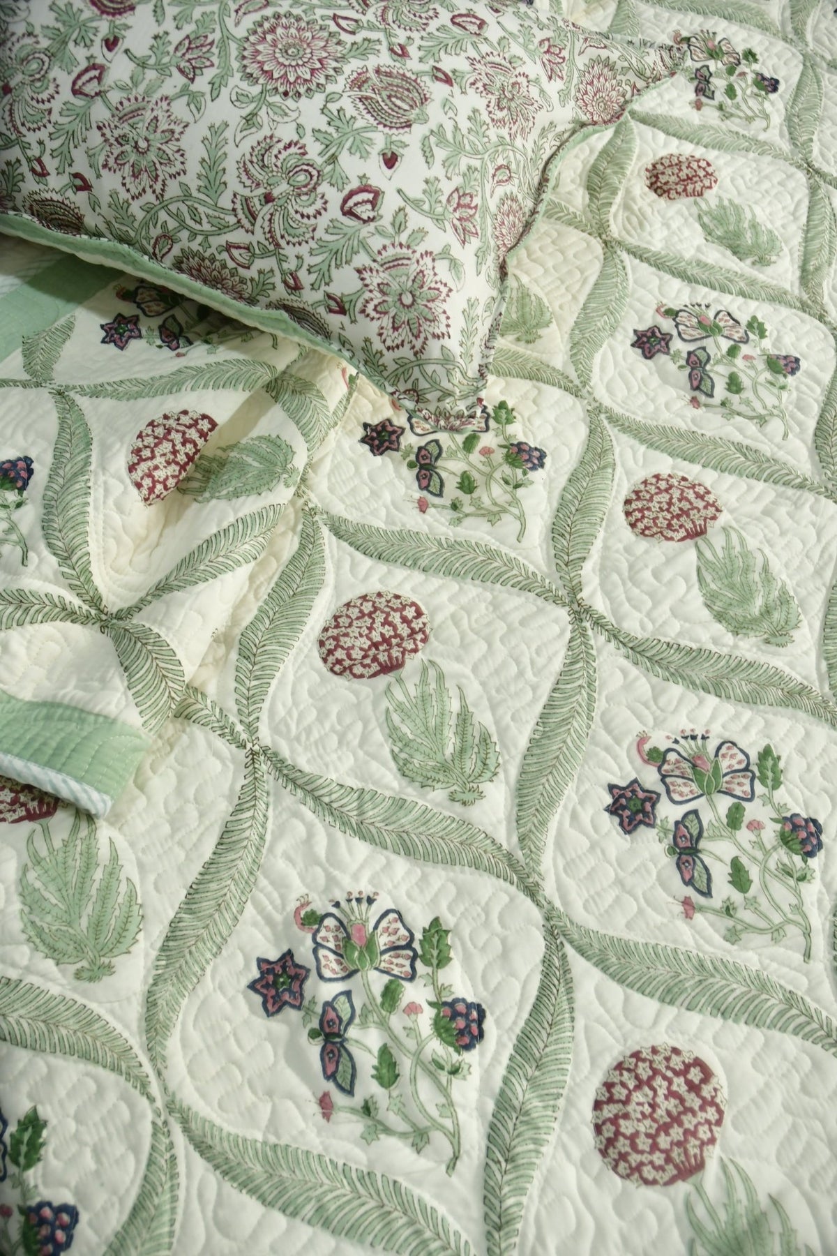 Butterfly and Floral Bedding set