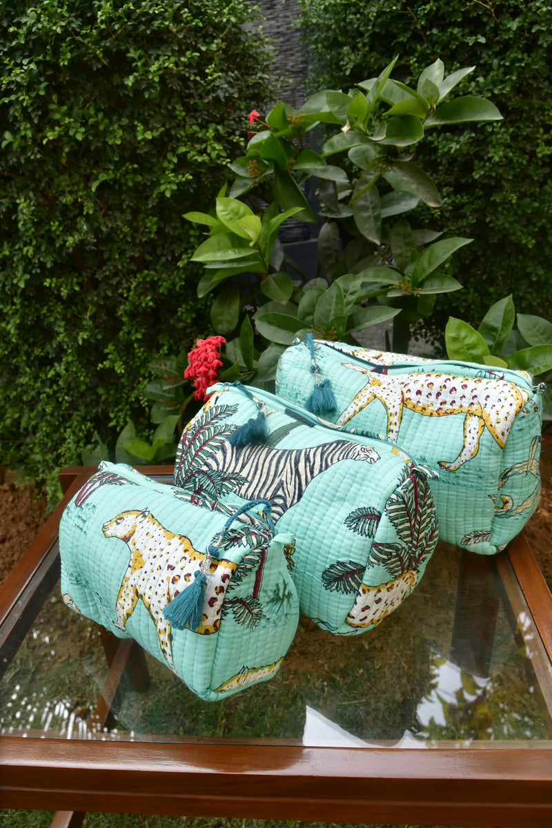 Sea green Jungle Utility Bag