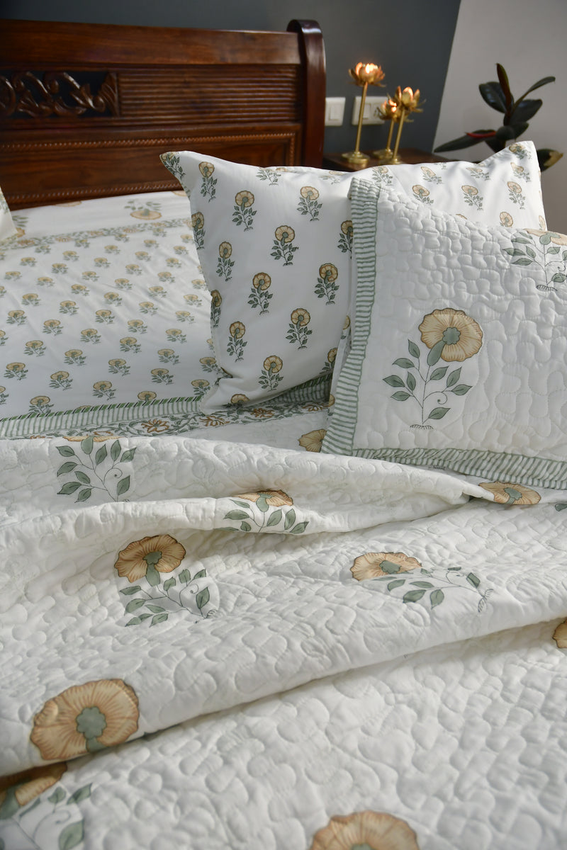 Flower of Hope Bedding set Hand Block