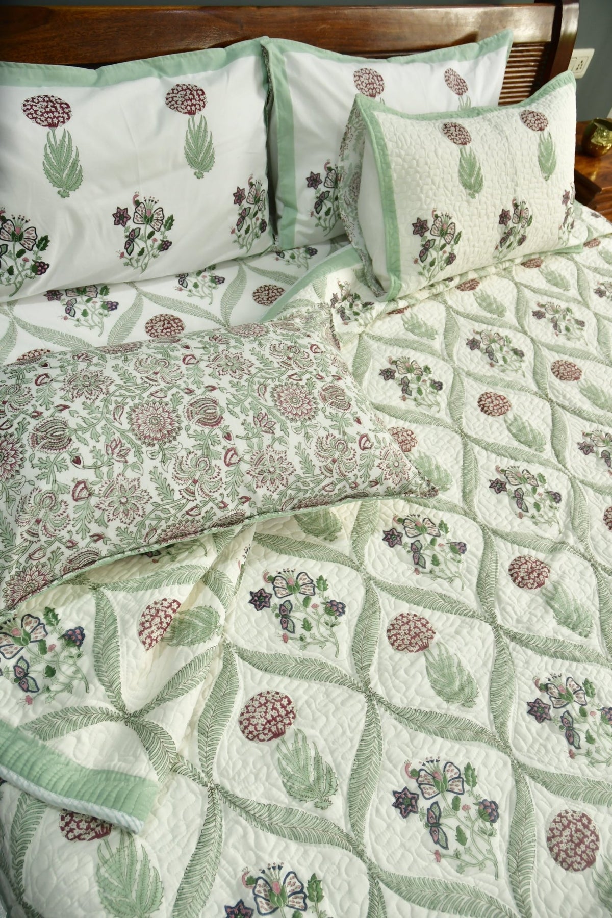 Butterfly and Floral Bedding set