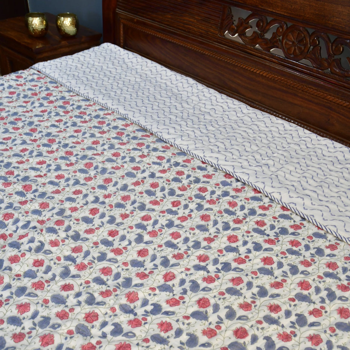 Valley of Flower Quilt organic color