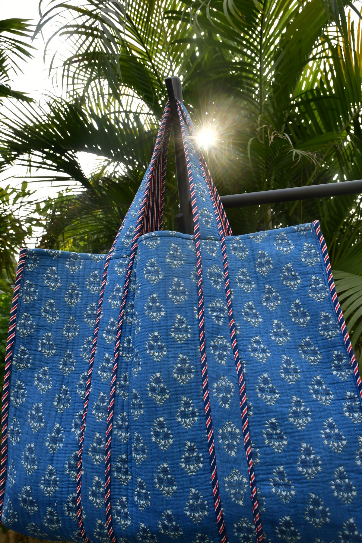 Indigo Buta Tote Bag