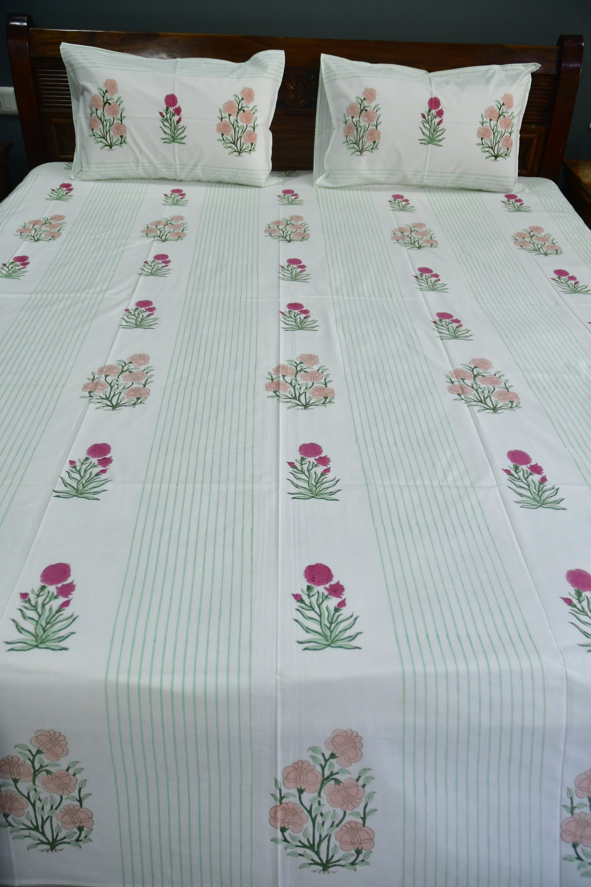 White and soft bedsheet