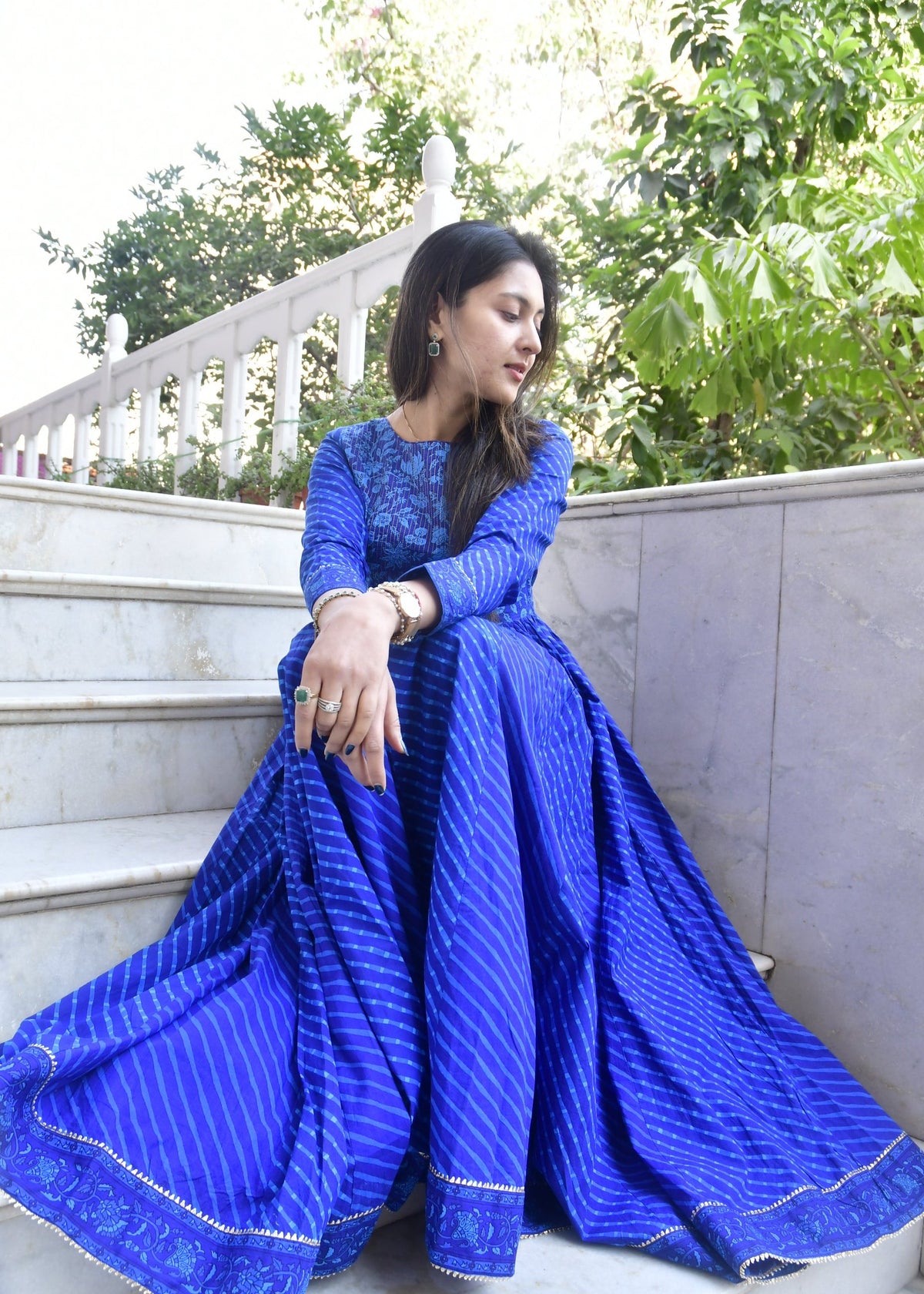 Royal blue kurta 