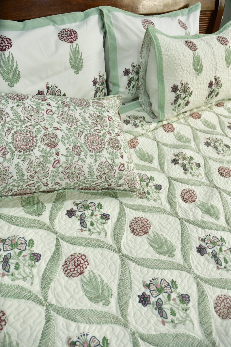 Butterfly and Floral Bedding set