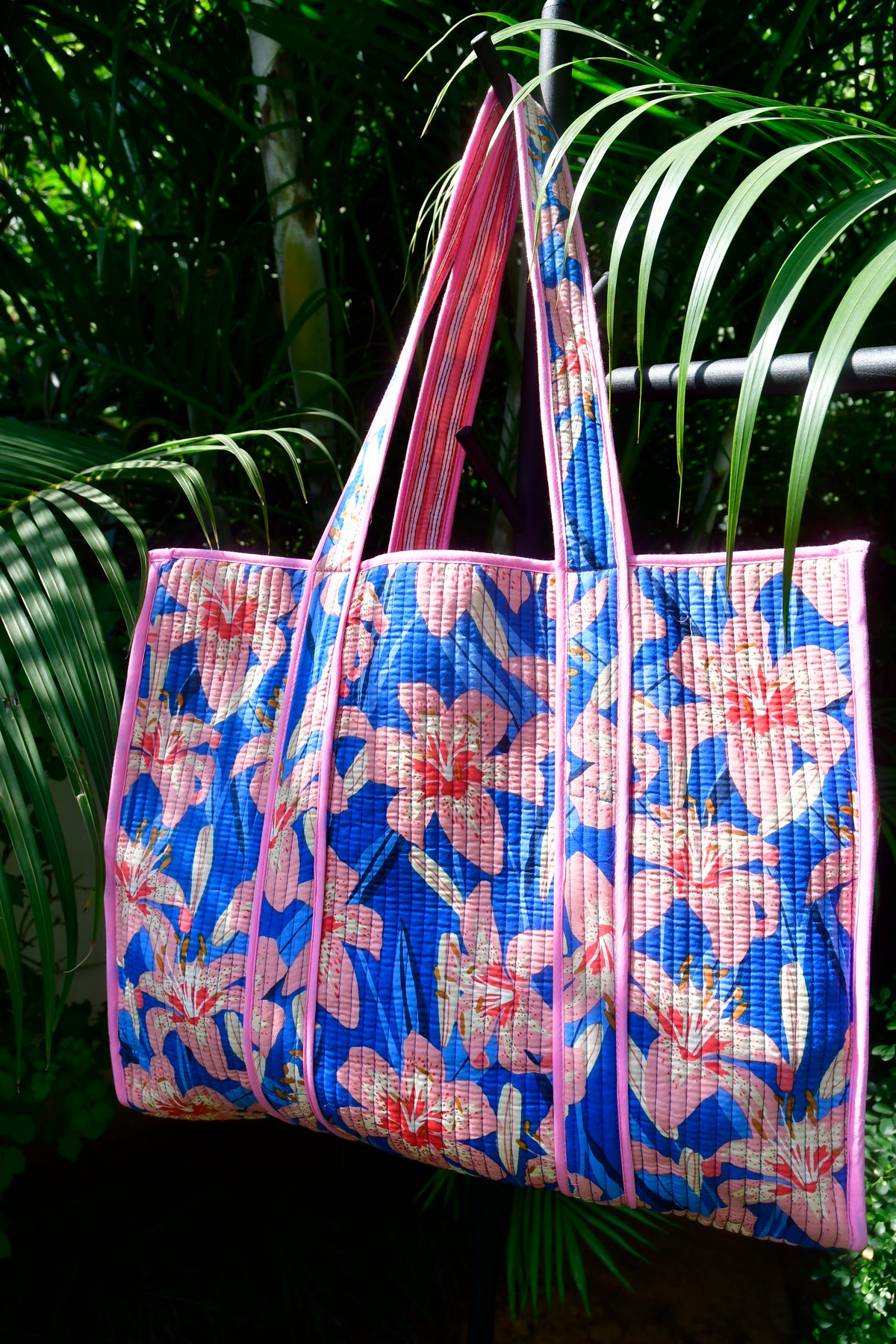 Pink Lily Tote Bag