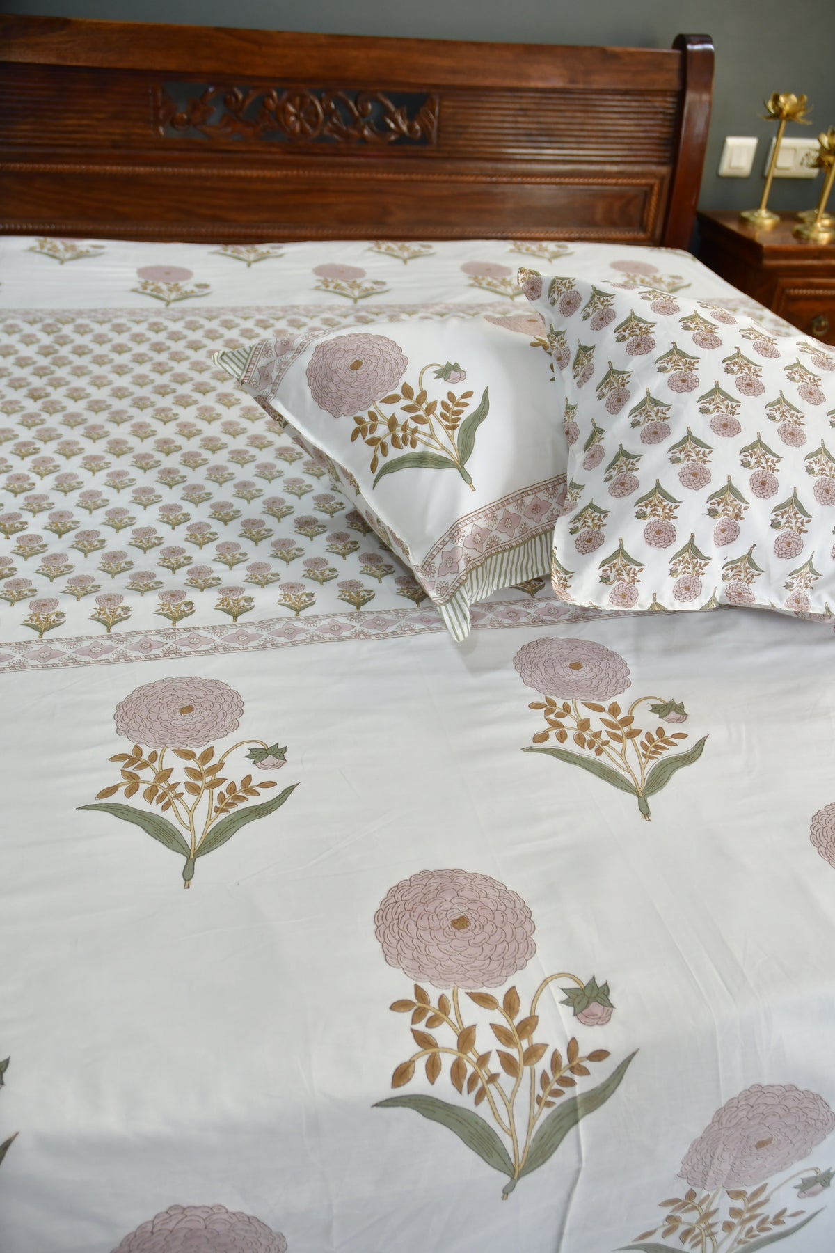 Pink Phool Bedsheet Jaipur's Best