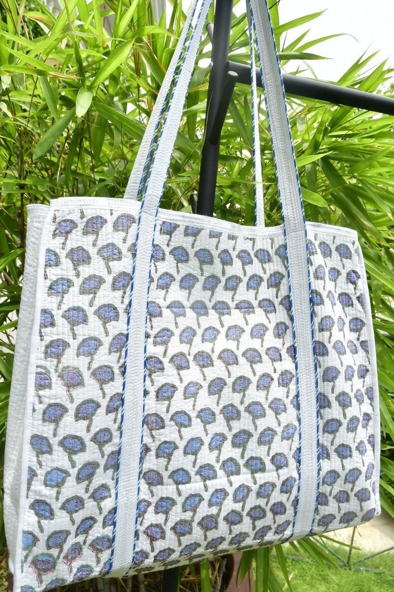 Blue Lotus Tote Bag