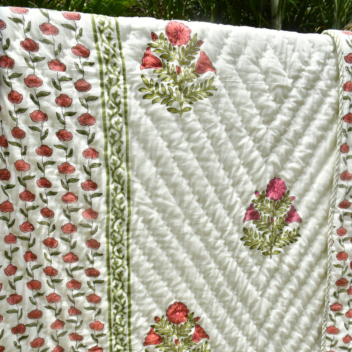 Floral quilt