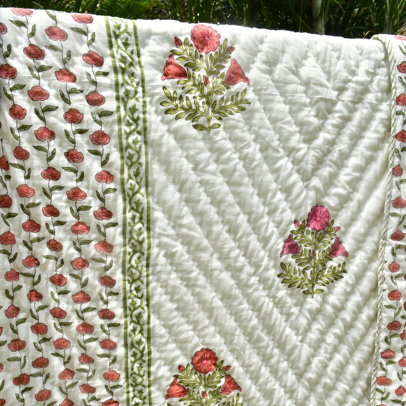 Floral quilt