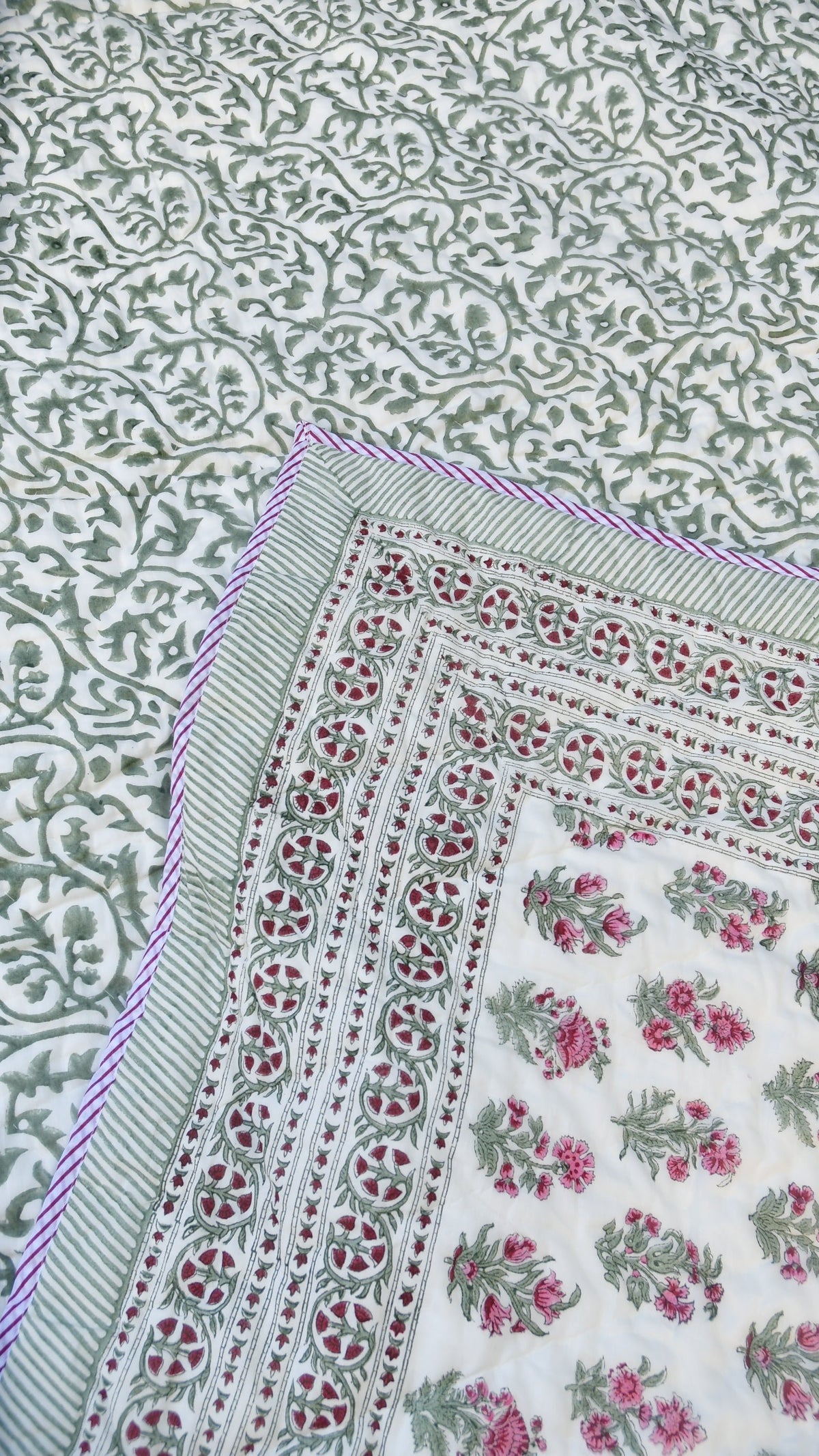 Jaipuri Buta Reversible Quilt