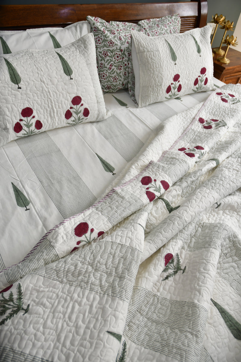 Red Poppy Bedding set