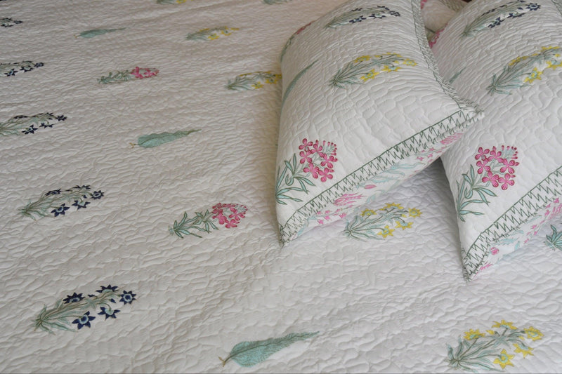 Classic Paanch Buta - Quilted Bedcover