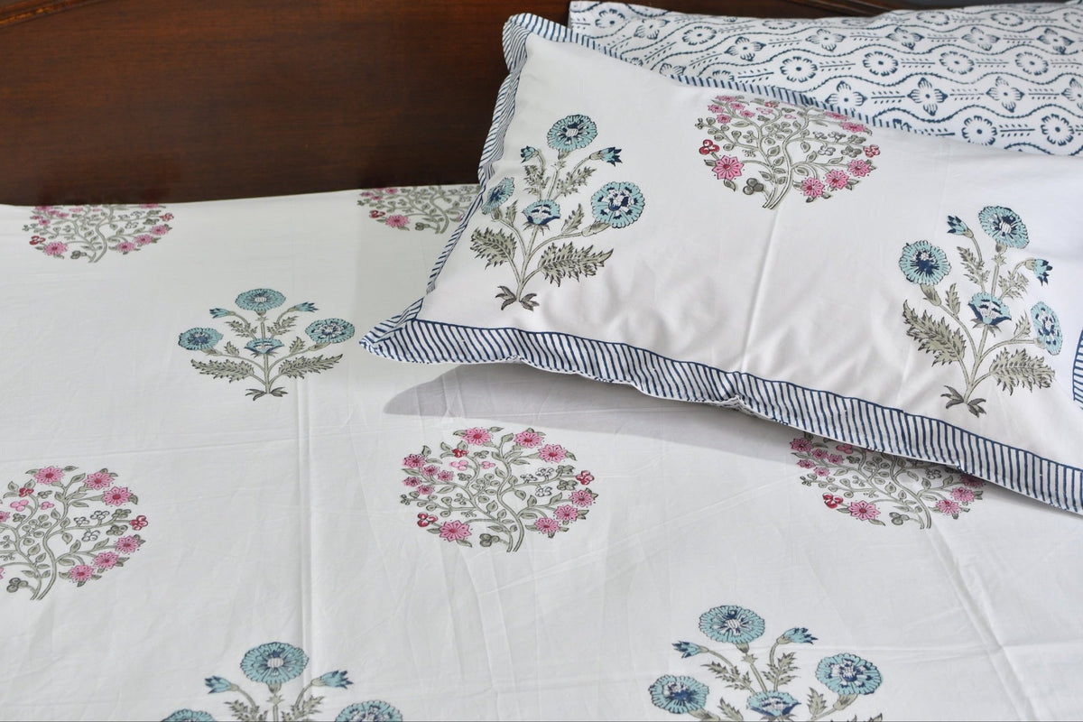 Utsav Bed sheet organic color