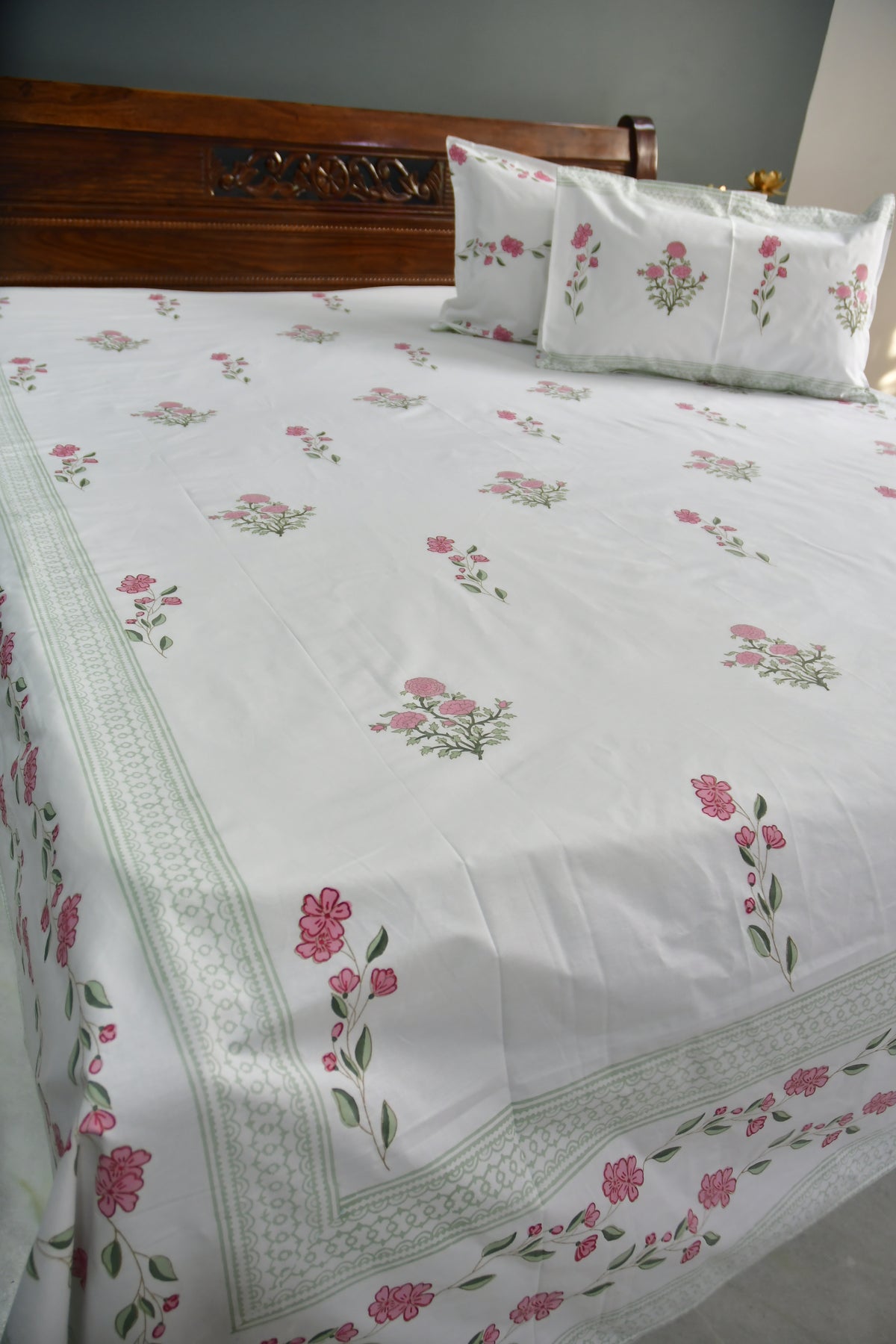 Premium HandBlock cotton Bedsheet 