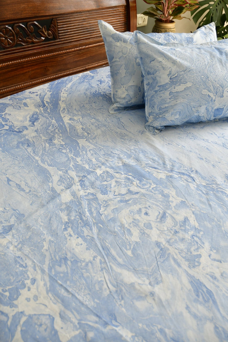 Blue Marble Double Bedsheet