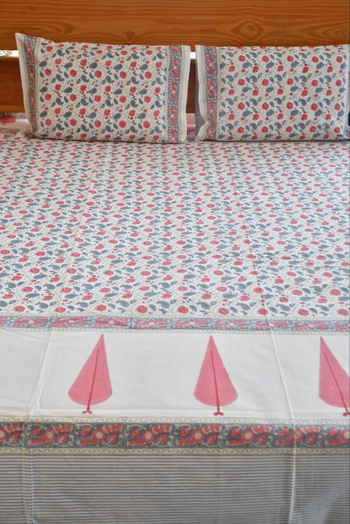 Valley Of Flowers Bedsheet