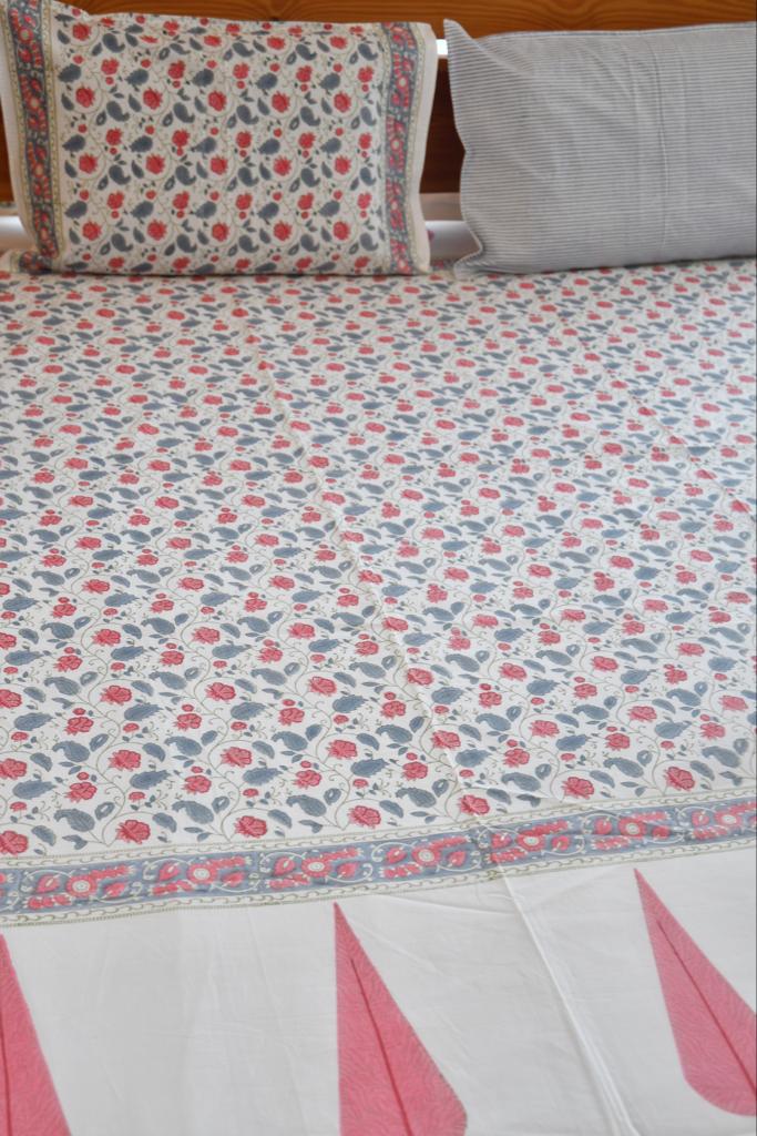 Valley Of Flowers Bedsheet Rajasthan